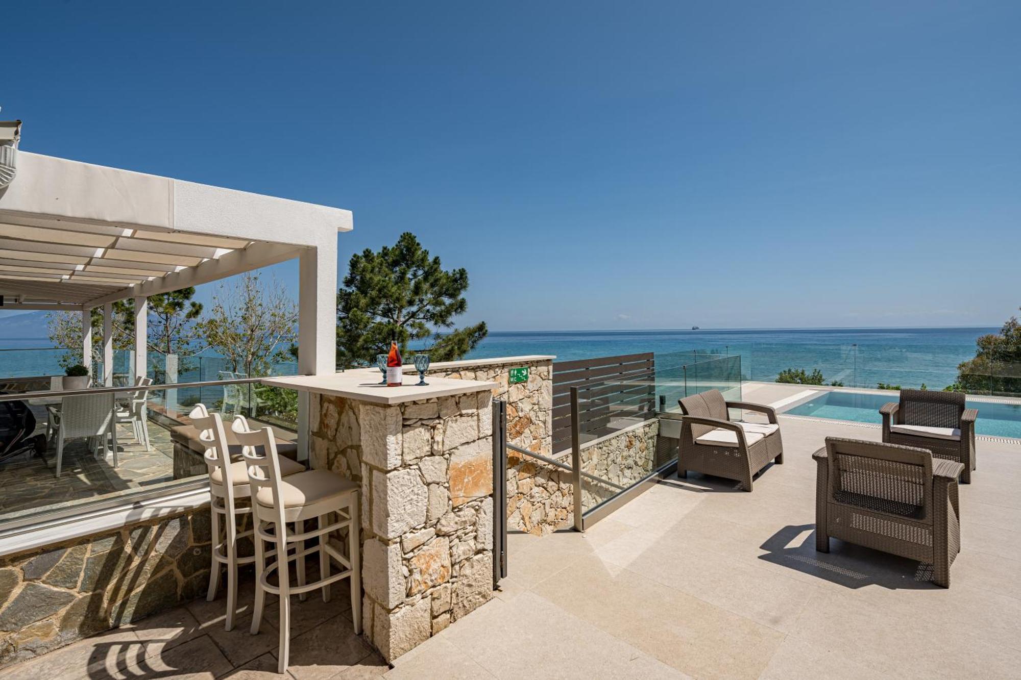 Addimare Sea View Villa, And Events Venue Alykes  Exterior foto