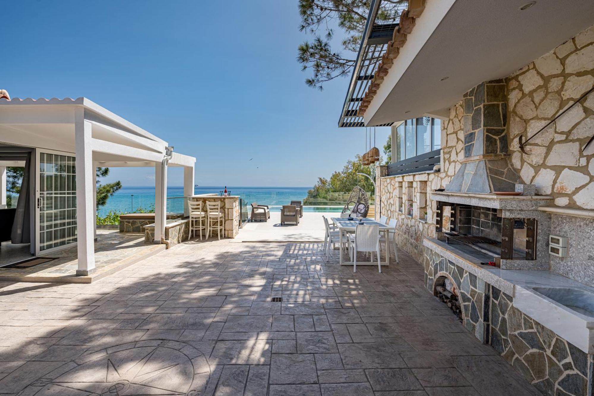 Addimare Sea View Villa, And Events Venue Alykes  Exterior foto